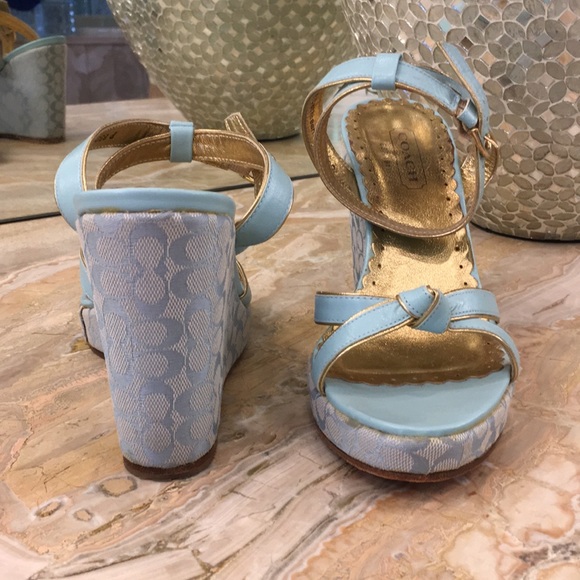 Coach Shoes - Coach Beautiful light blue shoes